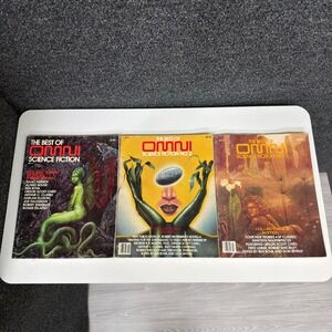 The Best of Omni Science Fiction No 1 2 3 Collector's Edition Magazine Set 1980s